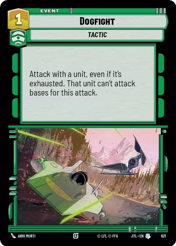 Dogfight (Foil) (621), Jump to Lightspeed — Star Wars card price