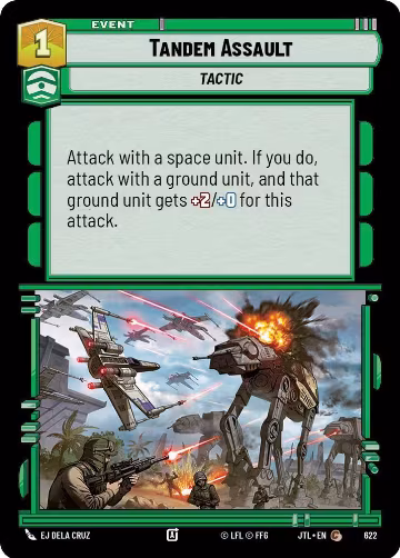 Tandem Assault (Foil) (622), Jump to Lightspeed — Star Wars card price