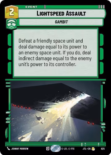Lightspeed Assault (Foil) (625), Jump to Lightspeed — Star Wars card price