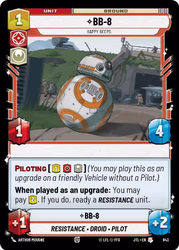 BB-8 - Happy Beeps (Foil) (643), Jump to Lightspeed — Star Wars card price