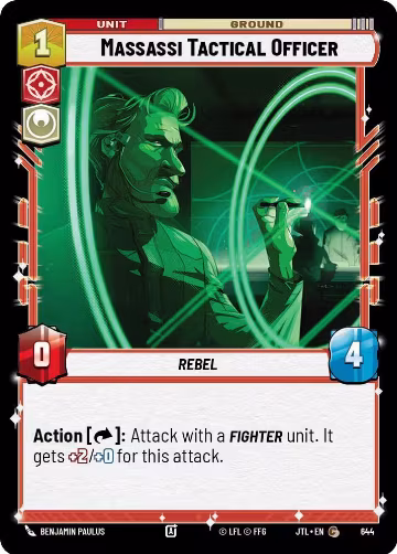 Massassi Tactical Officer (Foil) (644), Jump to Lightspeed — Star Wars card price