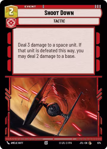 Shoot Down (Foil) (674), Jump to Lightspeed — Star Wars card price