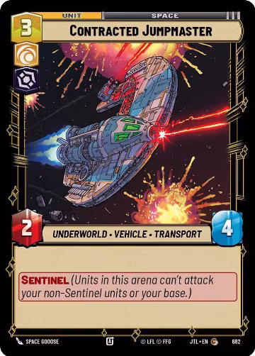 Contracted Jumpmaster (Foil) (682), Jump to Lightspeed — Star Wars card price