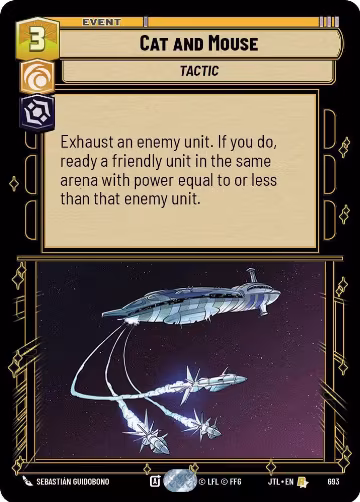 Cat and Mouse (Foil) (693), Jump to Lightspeed — Star Wars card price