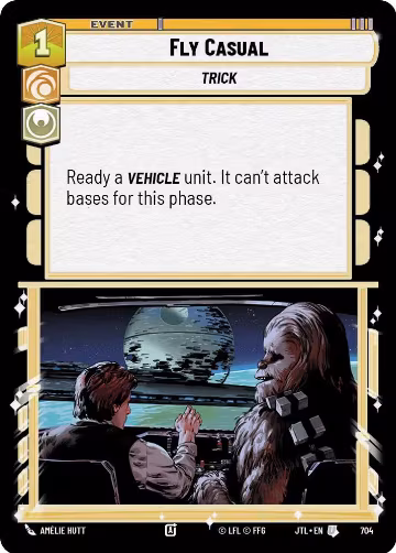 Fly Casual (Foil) (704), Jump to Lightspeed — Star Wars card price