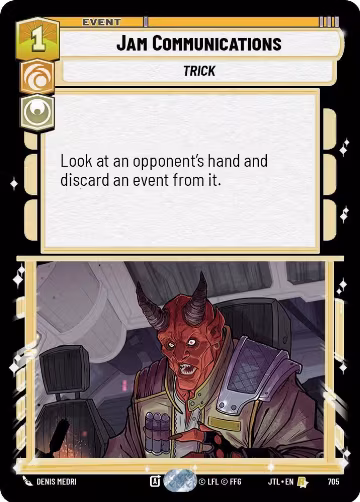 Jam Communications (Foil) (705), Jump to Lightspeed — Star Wars card price