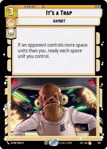 It's a Trap (Foil) (707), Jump to Lightspeed — Star Wars card price