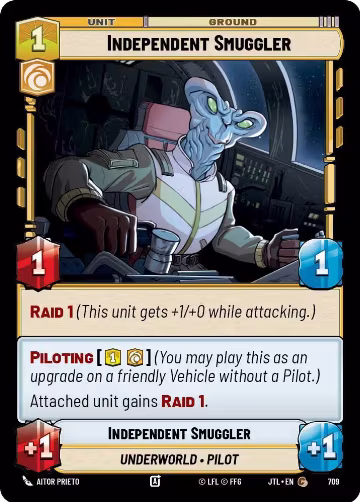 Independent Smuggler (Foil) (709), Jump to Lightspeed — Star Wars card price