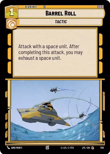 Barrel Roll (Foil) (726), Jump to Lightspeed — Star Wars card price