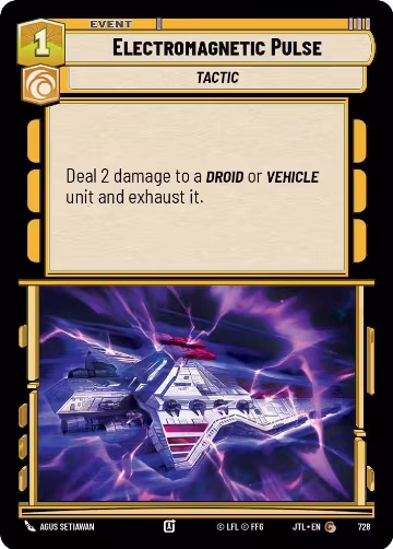 Electromagnetic Pulse (Foil) (728), Jump to Lightspeed — Star Wars card price