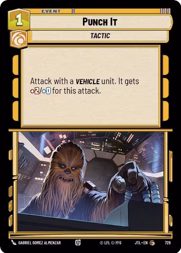 Punch It (Foil) (729), Jump to Lightspeed — Star Wars card price