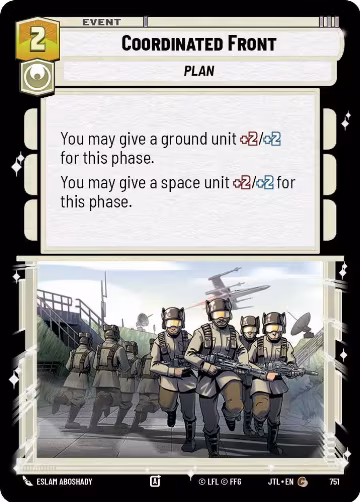Coordinated Front (Foil) (751), Jump to Lightspeed — Star Wars card price