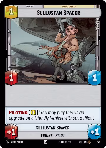 Sullustan Spacer (Foil) (753), Jump to Lightspeed — Star Wars card price