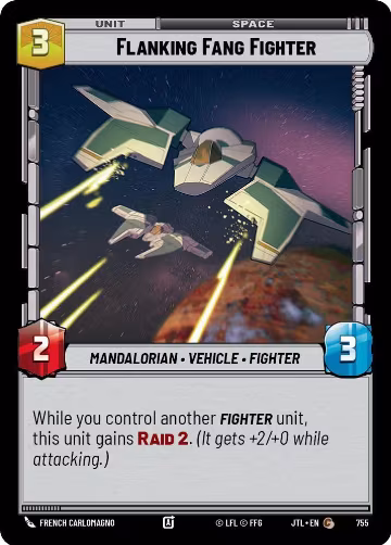 Flanking Fang Fighter (Foil) (755), Jump to Lightspeed — Star Wars card price
