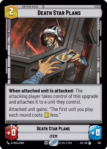 Death Star Plans (Foil) (758), Jump to Lightspeed — Star Wars card price