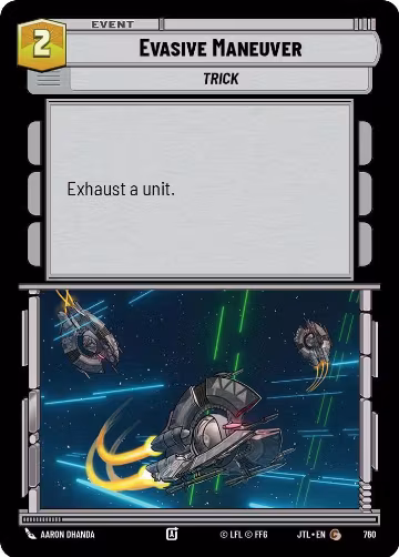 Evasive Maneuver (Foil) (760), Jump to Lightspeed — Star Wars card price