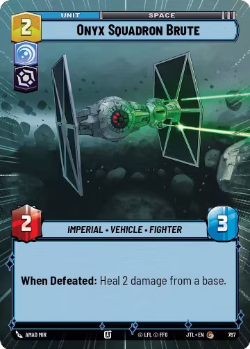 Onyx Squadron Brute (Hyperspace Foil) (767), Jump to Lightspeed — Star Wars card price