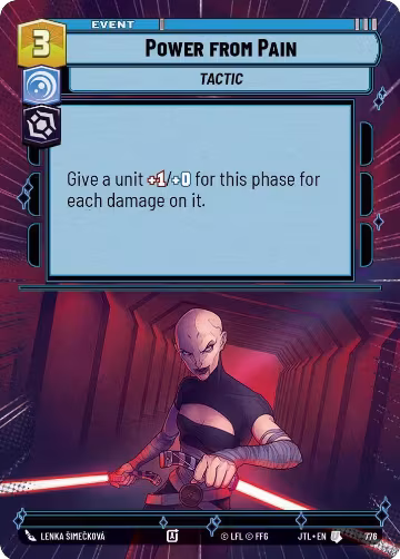 Power from Pain (Hyperspace Foil) (776), Jump to Lightspeed — Star Wars card price