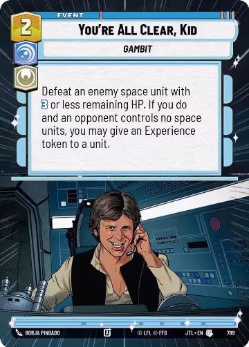 You're All Clear, Kid (Hyperspace Foil) (789), Jump to Lightspeed — Star Wars card price