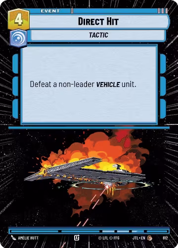 Direct Hit (Hyperspace Foil) (812), Jump to Lightspeed — Star Wars card price