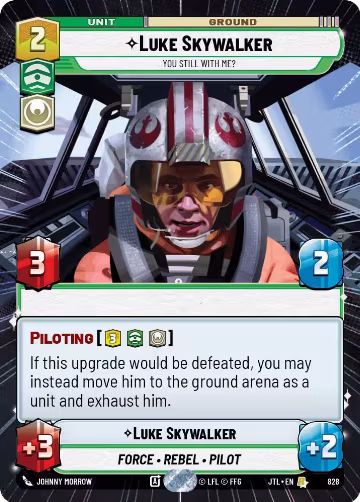Luke Skywalker - You Still With Me? (Hyperspace Foil) (828), Jump to Lightspeed — Star Wars card price
