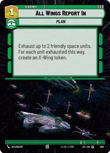 All Wings Report In (Hyperspace Foil) (856), Jump to Lightspeed — Star Wars card price