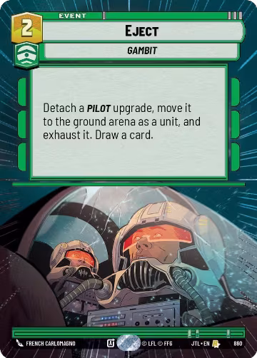 Eject (Hyperspace Foil) (860), Jump to Lightspeed — Star Wars card price
