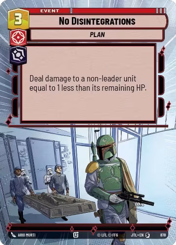 No Disintegrations (Hyperspace Foil) (878), Jump to Lightspeed — Star Wars card price