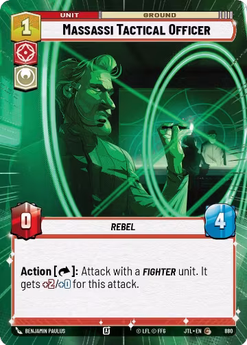 Massassi Tactical Officer (Hyperspace Foil) (880), Jump to Lightspeed — Star Wars card price