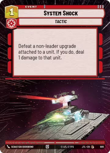 System Shock (Hyperspace Foil) (909), Jump to Lightspeed — Star Wars card price