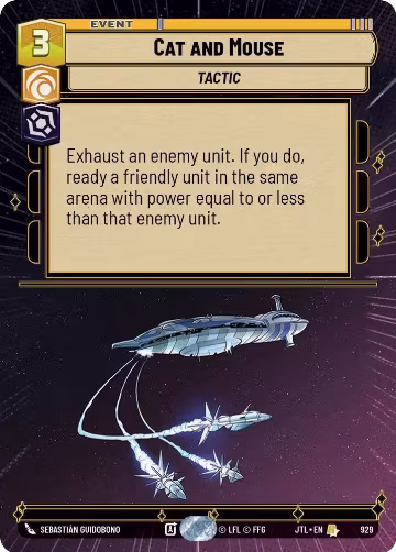 Cat and Mouse (Hyperspace Foil) (929), Jump to Lightspeed — Star Wars card price