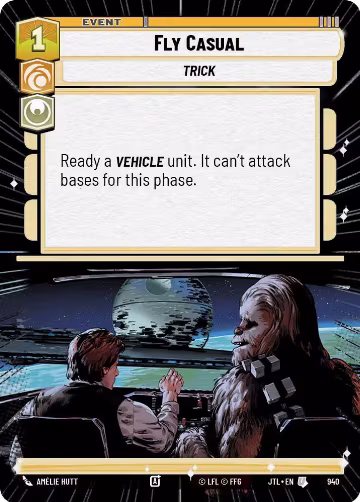 Fly Casual (Hyperspace Foil) (940), Jump to Lightspeed — Star Wars card price