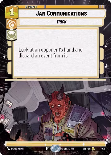 Jam Communications (Hyperspace Foil) (941), Jump to Lightspeed — Star Wars card price