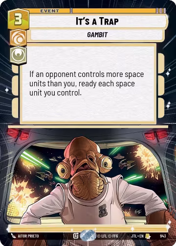 It's a Trap (Hyperspace Foil) (943), Jump to Lightspeed — Star Wars card price