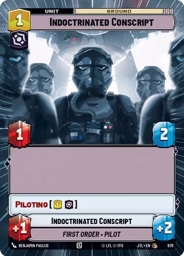 Indoctrinated Conscript (Hyperspace Foil) (970), Jump to Lightspeed — Star Wars card price