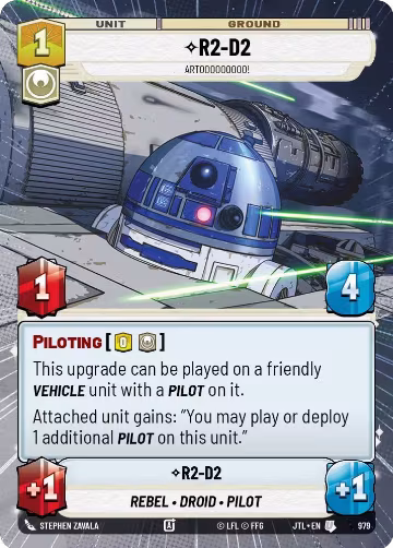 R2-D2 - Artooooooooo! (Hyperspace Foil) (979), Jump to Lightspeed — Star Wars card price