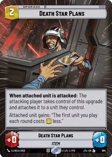 Death Star Plans (Hyperspace Foil) (994), Jump to Lightspeed — Star Wars card price