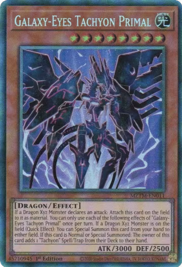 Galaxy-Eyes Tachyon Primal (CR) (MZTM-EN011), Maze of the Master — Yu-Gi-Oh! card price