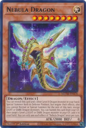 Nebula Dragon (MZTM-EN078), Maze of the Master — Yu-Gi-Oh! card price