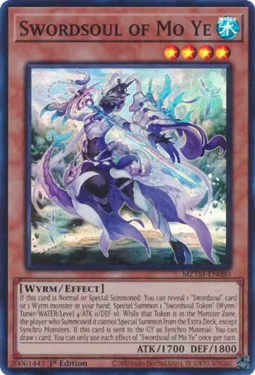 Swordsoul of Mo Ye (MZTM-EN080), Maze of the Master — Yu-Gi-Oh! card price