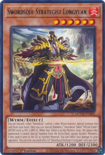 Swordsoul Strategist Longyuan (MZTM-EN082), Maze of the Master — Yu-Gi-Oh! card price