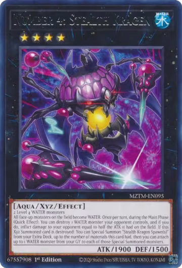 Number 4: Stealth Kragen (MZTM-EN095), Maze of the Master — Yu-Gi-Oh! card price