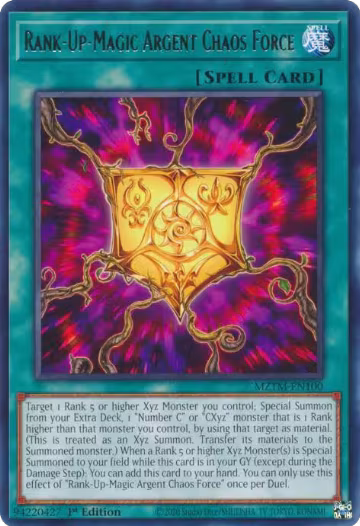 Rank-Up-Magic Argent Chaos Force (MZTM-EN100), Maze of the Master — Yu-Gi-Oh! card price