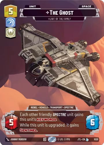 The Ghost - Heart of the Family (Prestige) (1020), Jump to Lightspeed — Star Wars card price