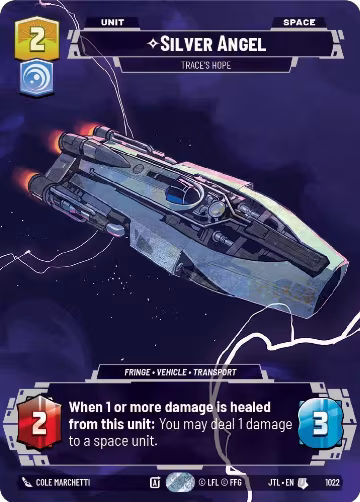 Silver Angel - Trace's Hope (Prestige) (1022), Jump to Lightspeed — Star Wars card price