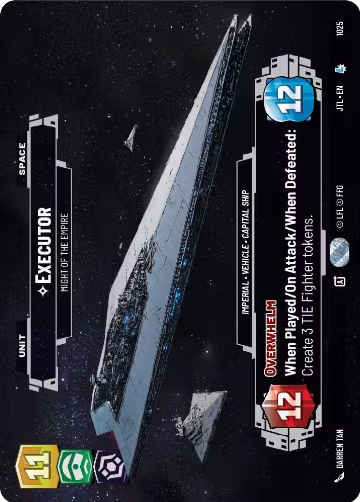 Executor - Might of the Empire (Prestige) (1025), Jump to Lightspeed — Star Wars card price