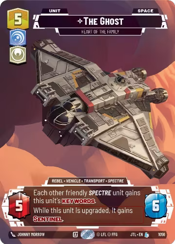 The Ghost - Heart of the Family (Prestige Foil) (1056), Jump to Lightspeed — Star Wars card price