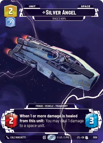 Silver Angel - Trace's Hope (Prestige Foil) (1058), Jump to Lightspeed — Star Wars card price