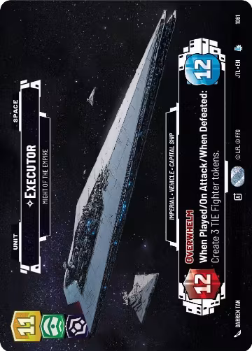 Executor - Might of the Empire (Prestige Foil) (1061), Jump to Lightspeed — Star Wars card price