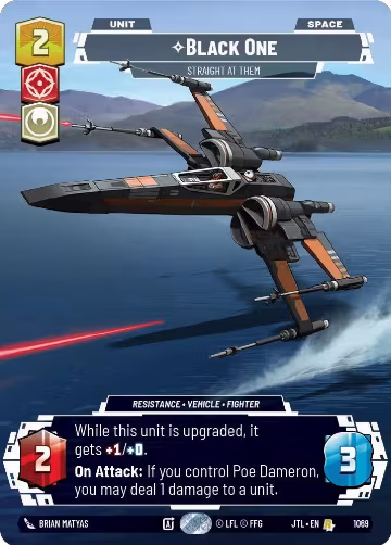Black One - Straight At Them (Prestige Foil) (1069), Jump to Lightspeed — Star Wars card price